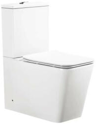  Viva ES QUADRO monoblokk WC - perem nélküli - WC ülőkével komplett - mély öblítésű (8264003E) - watermarkt