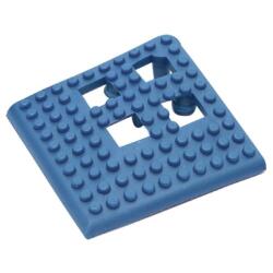  Záróelem sarok univerzális "Corner" kék 30x30 cm csúszásmentes gumiszőnyeghez 4 db/szett