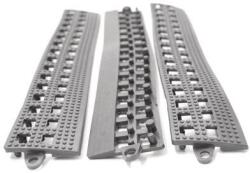 AVRubber Ferde záróelem pöckös "Male" szürke 30x30 cm csúszásmentes gumiszőnyeghez 3 db/szett