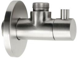 SAPHO MINIMAL Sarokszelep rozettával, hidegvizes 3/8"x1/2", inox (MI058S) (MI058S)