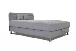 Miló Bútor Árkád klasszikus franciaágy, középszürke (140 cm) - smartbutor