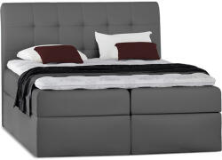 Miló Bútor TYP50 boxspring ágy, sötétszürke - smartbutor - 440 330 Ft
