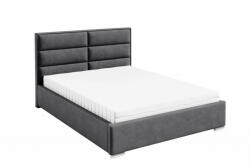 Miló Bútor St2 ágyrácsos ágy, sötétszürke (160 cm) - smartbutor