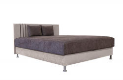 Miló Bútor Dragon rugós klasszikus franciaágy, barna-bézs (140 cm) - smartbutor