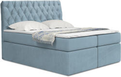 Miló Bútor TYP58 boxspring ágy, világoskék - smartbutor - 484 000 Ft