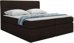 Miló Bútor TYP57 boxspring ágy, sötétbarna - smartbutor - 455 730 Ft