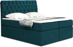 Miló Bútor TYP58 boxspring ágy, türkiz zöld - smartbutor - 464 970 Ft