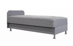 Miló Bútor Árkád (rugós) heverő, középszürke (90 cm) - smartbutor
