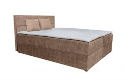 Miló Bútor Aramis boxspring ágy, bézs (160 cm) - smartbutor