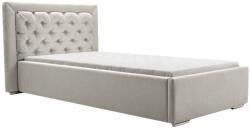 Miló Bútor Mantire 90-es ágyrácsos ágy, csontfehér (90 cm) - smartbutor