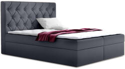 Miló Bútor TYP56 boxspring ágy, sötétszürke - smartbutor - 464 970 Ft