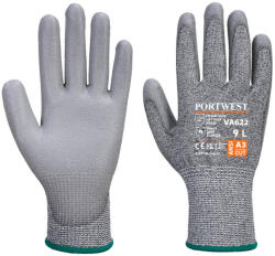 Portwest VA622 Vending MR Cut PU tenyérmártott vágásbiztos védőkesztyű Szürke - L (PW-VA622G7RL)