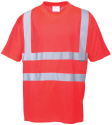 Portwest S478 Hi-Vis póló Piros - XL (PW-S478RERXL) - hardtools