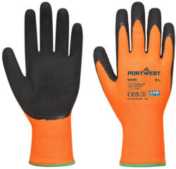 Portwest A340 Hi-Vis Grip védőkesztyű - Latex Narancs/Fekete - S (PW-A340ORBS)