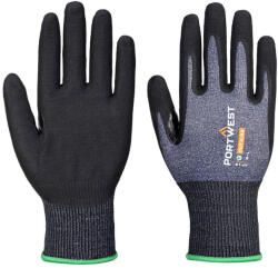 Portwest AP18 SG Cut B18 Eco nitril kesztyű ( 12 pár ) Kék/Fekete - L (PW-AP18B8RL) - hardtools