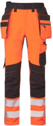 Portwest DX454 DX4 Hi-Vis nadrág lezippzározható lengőzsebbel Narancs/Fekete - 44 (PW-DX454OBR44) - hardtools