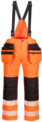 Portwest PW356 PW3 Hi-Vis kantáros nadrág Narancs/Fekete - L (PW-PW356OBRL) - hardtools
