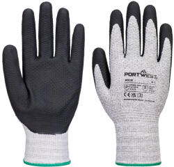 Portwest A312 Grip 13 Diamind Knit kesztyű (12 pár) Szürke/Fekete - M (PW-A312G8RM) - hardtools
