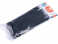 Extol kábelkötegelő 4, 8×200mm 100db, többször használható (oldható) fekete nylon; UV-, sa (8856254)
