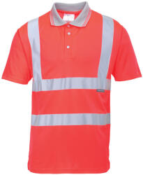 Portwest S477 Jól láthatósági rövidujjú pólóing Piros - XXL (PW-S477RERXXL) - hardtools