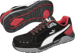 PUMA Airtwist Blk Red Low S3 ESD HRO SRC munkavédelmi cipő Fekete/Piros - 41 (PUM-644630-41) - hardtools