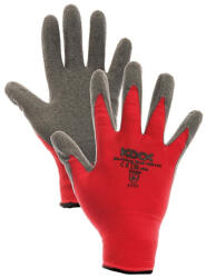 KIXX ROCKING RED munkavédelmi kesztyű nylon/latex piros 8 (12pár/cs) (0108011920080) - hardtools