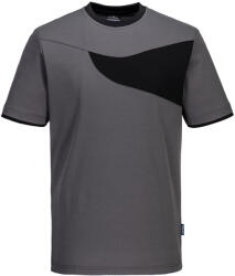 Portwest PW211 PW2 Póló S/S Szürke/Fekete - L (PW-PW211ZBRL) - hardtools