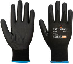 Portwest A355 NPR15 Nitril habos érintőképernyős kesztyű (12 pár) Fekete - S (PW-A355K8RS) - hardtools