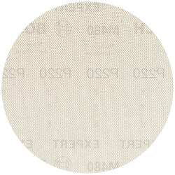 Bosch M480 csiszolóháló excentercsiszolókhoz 125 mm, G220, 5 db keményfa, festék (2608900676)