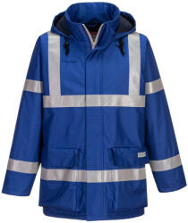 Portwest S785 Bizflame Rain antisztatikus lángálló esőkabát Royal kék - XL (PW-S785RBRXL) - hardtools