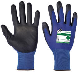 CERVA SMEW munkavédelmi kesztyű nylon kék/fekete 7 (0108008343070) - hardtools
