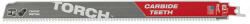 Milwaukee HEAVY DUTY TORCH keményfém fogazatú bontó orrfűrészlap 300 mm 8T - 1 darab (48475203)