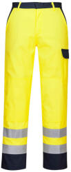 Portwest FR92 Bizflame Work Hi-Vis nadrág Sárga - M (PW-FR92YERM) - hardtools