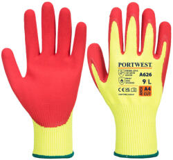 Portwest A626 Vis-Tex HR Cut kesztyű-Nitril Sárga/Piros - L (PW-A626Y5RL)