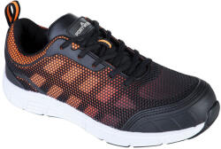 Portwest FT15 Steelite Tove Trainer S1P Fekete/Narancs - 39 (PW-FT15BKO39)