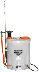 RURIS akkus / manuális háti permetező RS2000, 12 V, 8 Ah, teleszkópos fém szórószár, 20l (2000rs19) - hardtools