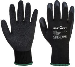 Portwest A100 Latex mártott kesztyű Fekete - XXL (PW-A100K8RXXL)