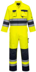 Portwest TX55 Nantes Hi-Vis overál Sárga/Navy - XL (PW-TX55YNRXL) - hardtools