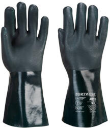 Portwest A835 Duplán mártott PVC védőkesztyű 35cm Zöld - XL (PW-A835GNRXL)