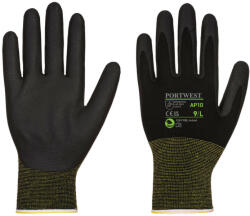 Portwest AP10 NPR15 Nitril hab bambusz kesztyű ( 12 pár ) Fekete - S (PW-AP10K8RS) - hardtools