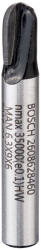 Bosch Keményfém Homorulatmaró szár: 6 mm D: 6, 4 L: 9, 2 G: 40 R1: 3, 2 keményfához (2608628460)
