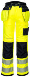 Portwest PW306 PW3 Hi-Vis Stretch Holster nadrág Sárga/Fekete - 30 (PW-PW306YBR30) - hardtools