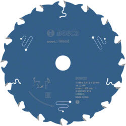 Bosch EXPERT Wood körfűrészlap 168x1, 8/1, 2 20mm, T16 fog kézi fűrészekhez, fához (2608901874) - hardtools