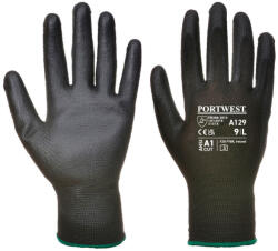 Portwest A129 PU kesztyű - teljes karton (480 pár) Fekete - XS (PW-A129BKRXS) - hardtools
