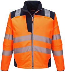 Portwest T402 PW3 Hi-Vis Softshell kabát Narancs/Navy - XL (PW-T402ONRXL) - hardtools