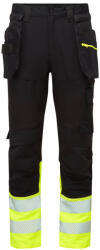 Portwest DX457 DX4 Hi-Vis class 1 craft nadrág Sárga/Fekete - 38 (PW-DX457YBR38) - hardtools