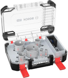 Bosch PRO Multi Material PC Plus körkivágó készlet befogóval, 9 részes, 19, 25, 30, 35, 40, 68 mm (2608594424) - hardtools