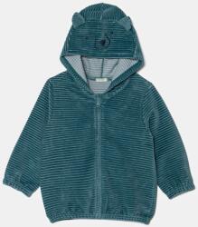 Benetton baba felső zöld, sima, kapucnis, 3MCDA501C - türkiz 56