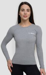 GymBeam Top cu mânecă lungă pentru femei Basic Grey S