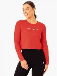 Ryderwear Top cu mânecă lungă pentru femei Foundation Red L
